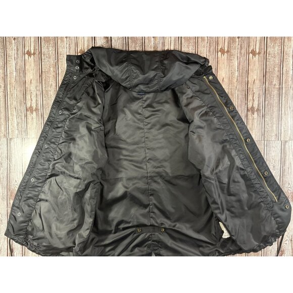 Alpha Industries Flight Jacket Black Nylon Lightweight sz L color black NWOT - Picture 5 of 12